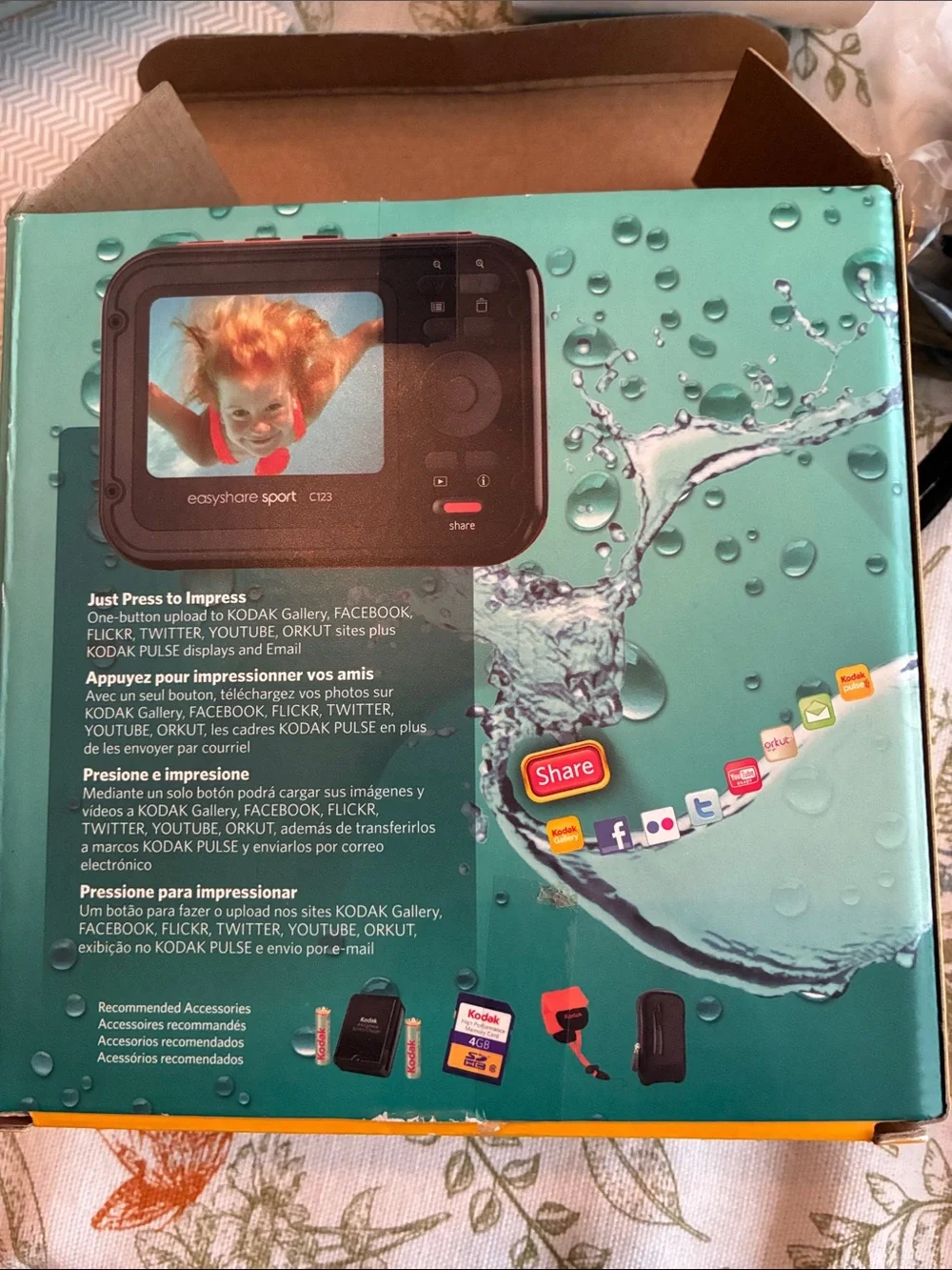 Kodak EasyShare Sport Digital Camera - Red
